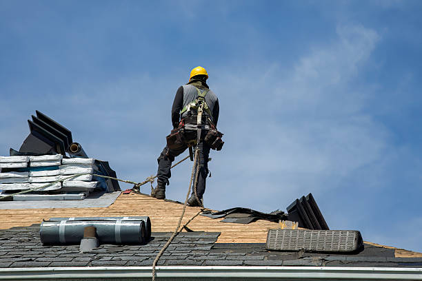 Professional Roofing technician working in Gallatin Gateway, MT